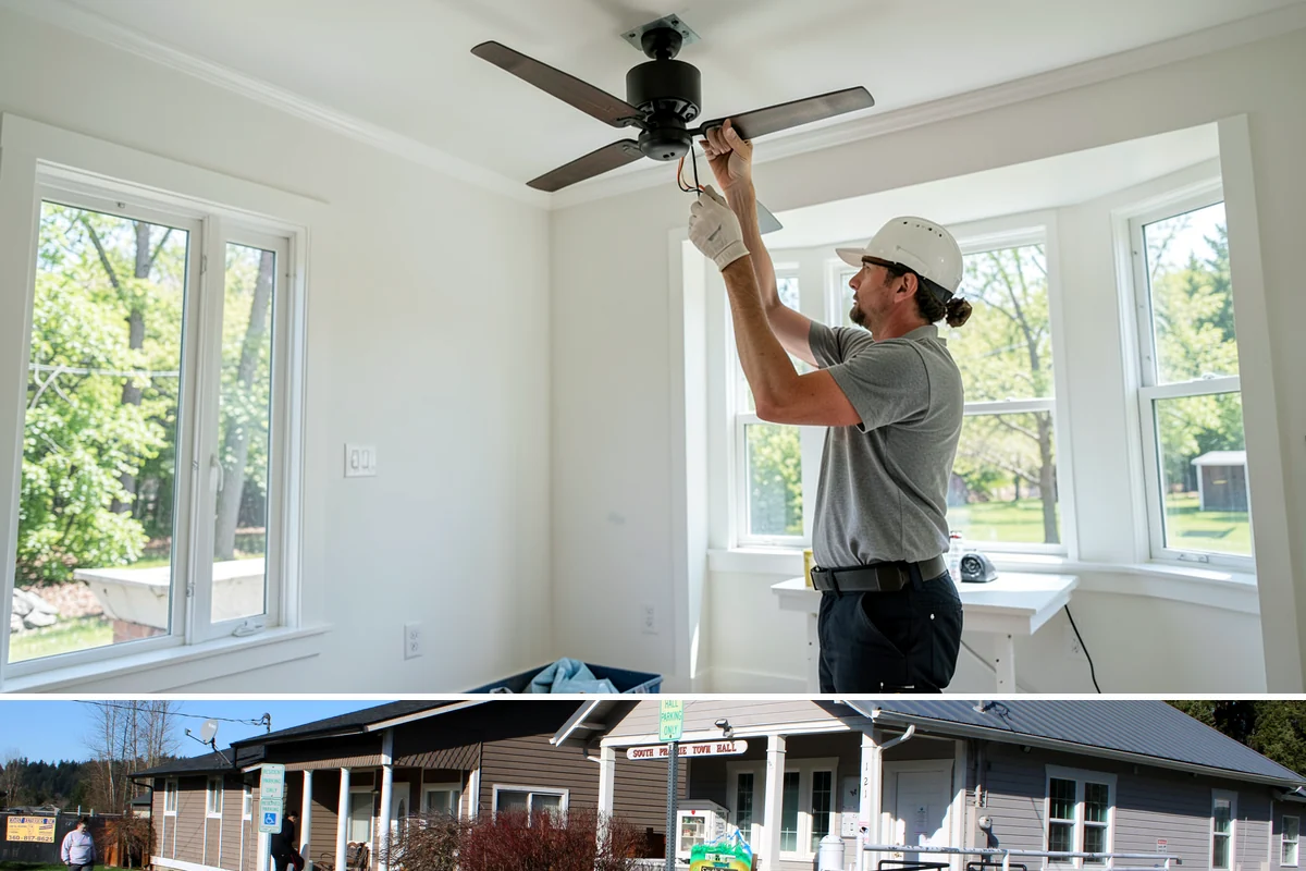 Handrail Installation in South Prairie, Pierce County, WA - Handrail installation is a quick indoor upgrade that can be completed in any season.