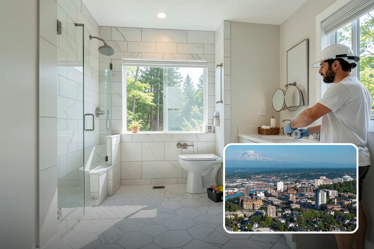 Handrail Installation in Tacoma, Pierce County, WA - Meets code for height and graspability
