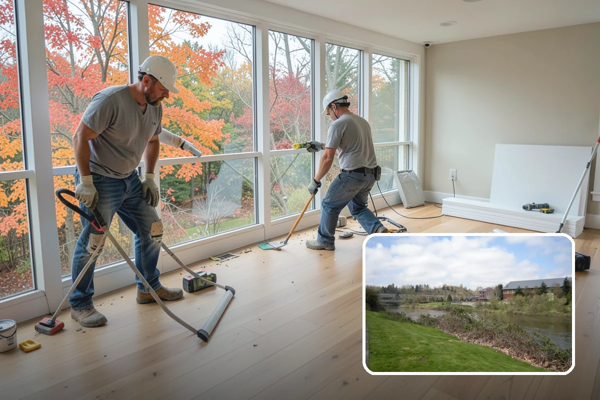 Handrail Installation in Tukwila, King County, WA - Meets code for height and graspability