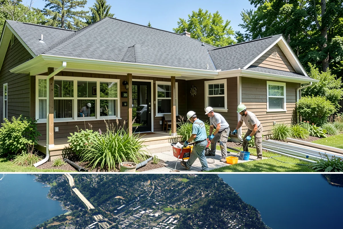 Handyman Services in Mercer Island, King County, WA - Handyman visits can be booked in any season based on your list.