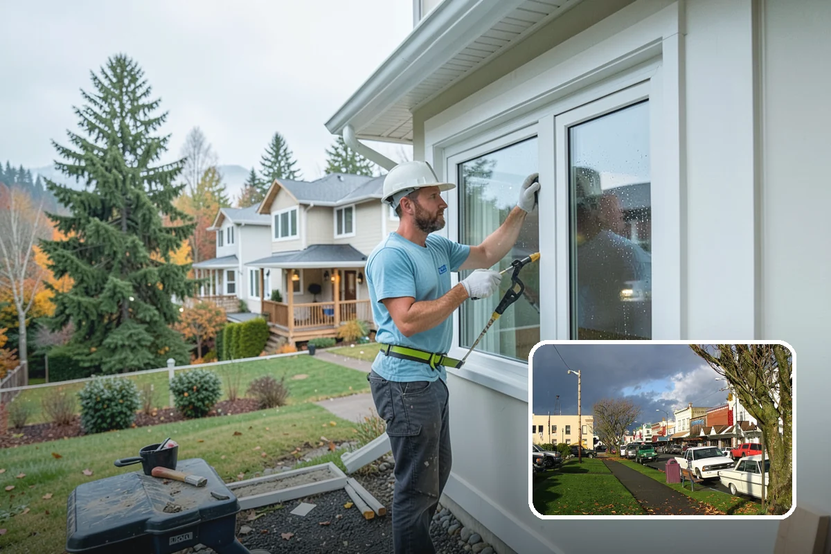 Hardie Board Siding Installation in Arlington, Snohomish County, WA - Factory ColorPlus finish resists fading and chalking