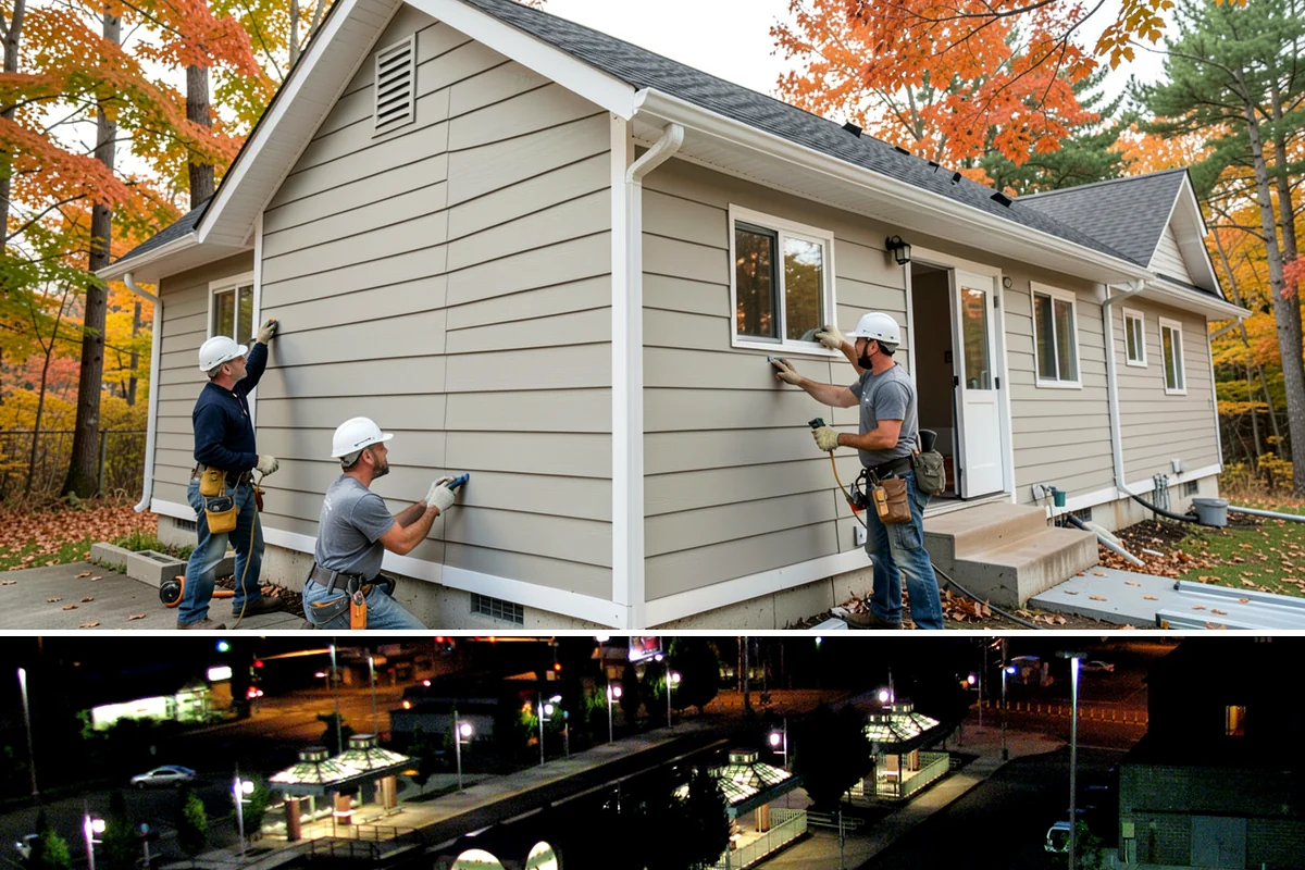 Hardie Board Siding Installation in Auburn, King County, WA - We install Hardie board through most seasons, favoring drier stretches for cleaner cuts and faster caulk cure times.
