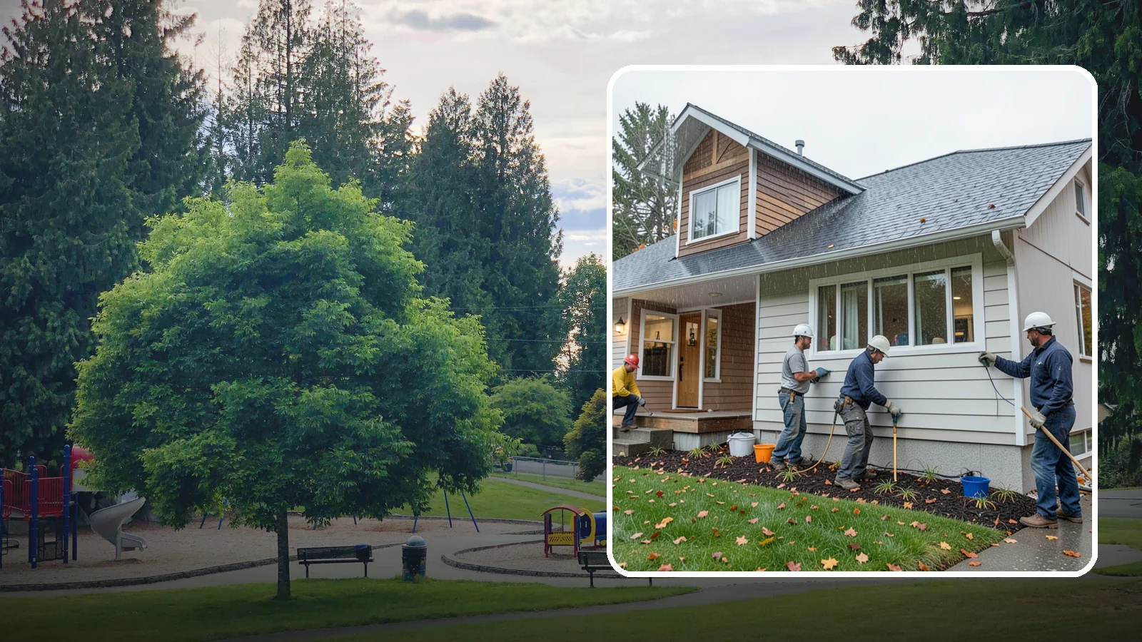 Hardie Board Siding Installation in Bonney Lake, Pierce County, WA - We install James Hardie fiber cement siding engineered specifically for wet, temperate climates like Western Washington.