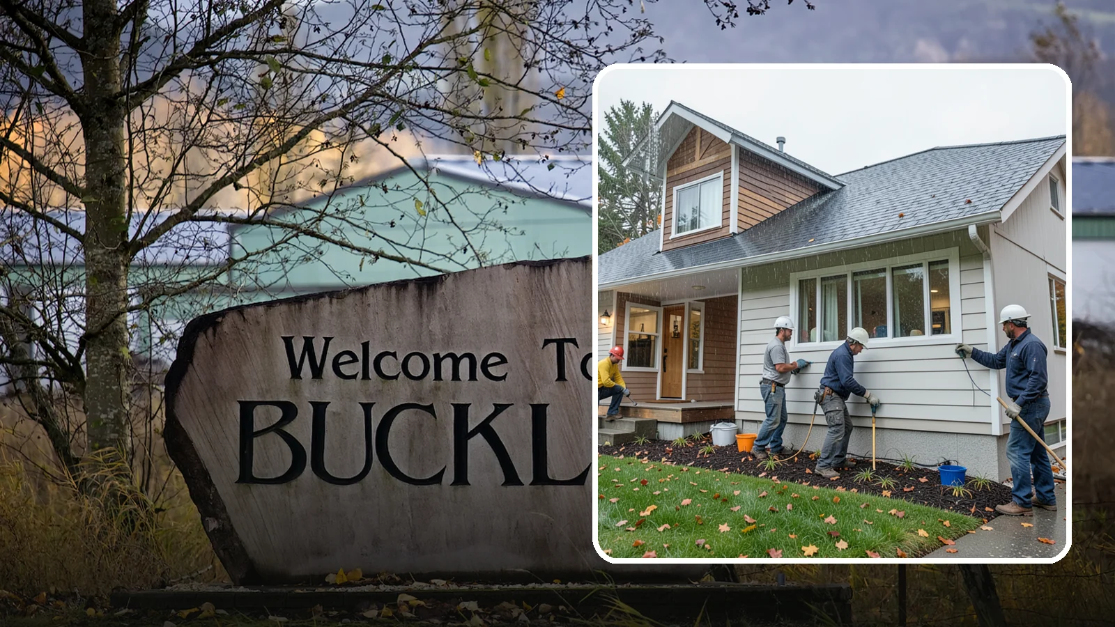 Hardie Board Siding Installation in Buckley, Pierce County, WA - We install James Hardie fiber cement siding engineered specifically for wet, temperate climates like Western Washington.