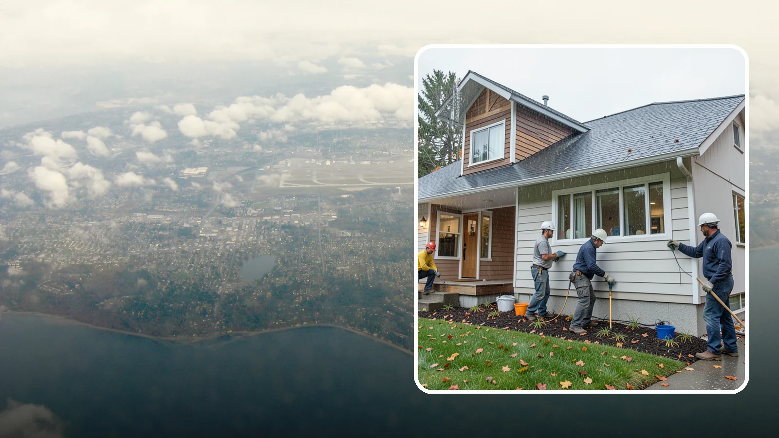 Hardie Board Siding Installation in Burien, King County, WA - We install James Hardie fiber cement siding engineered specifically for wet, temperate climates like Western Washington.