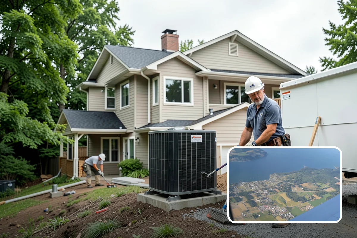 Hardie Board Siding Installation in Coupeville, Island County, WA - Factory ColorPlus finish resists fading and chalking