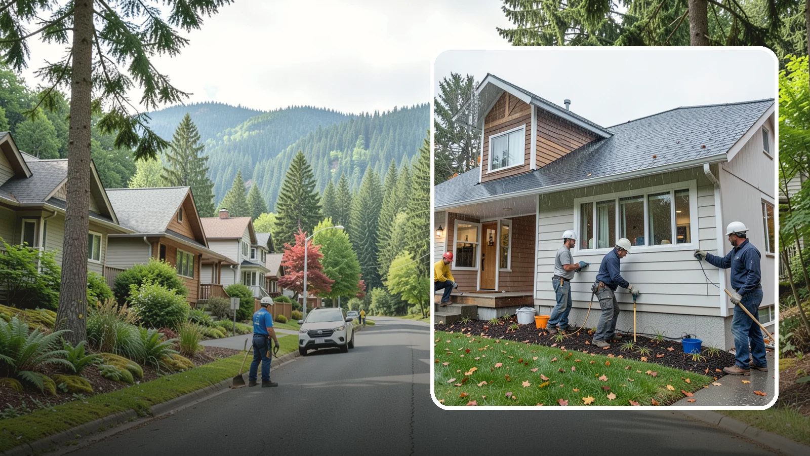 Hardie Board Siding Installation in Darrington, Snohomish County, WA - We install James Hardie fiber cement siding engineered specifically for wet, temperate climates like Western Washington.