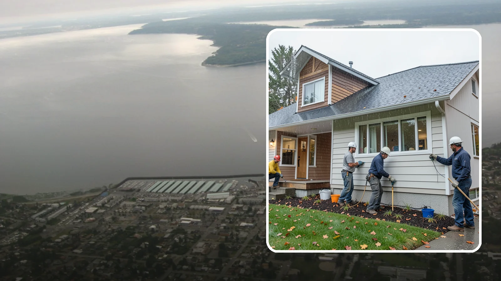 Hardie Board Siding Installation in Des Moines, King County, WA - We install James Hardie fiber cement siding engineered specifically for wet, temperate climates like Western Washington.
