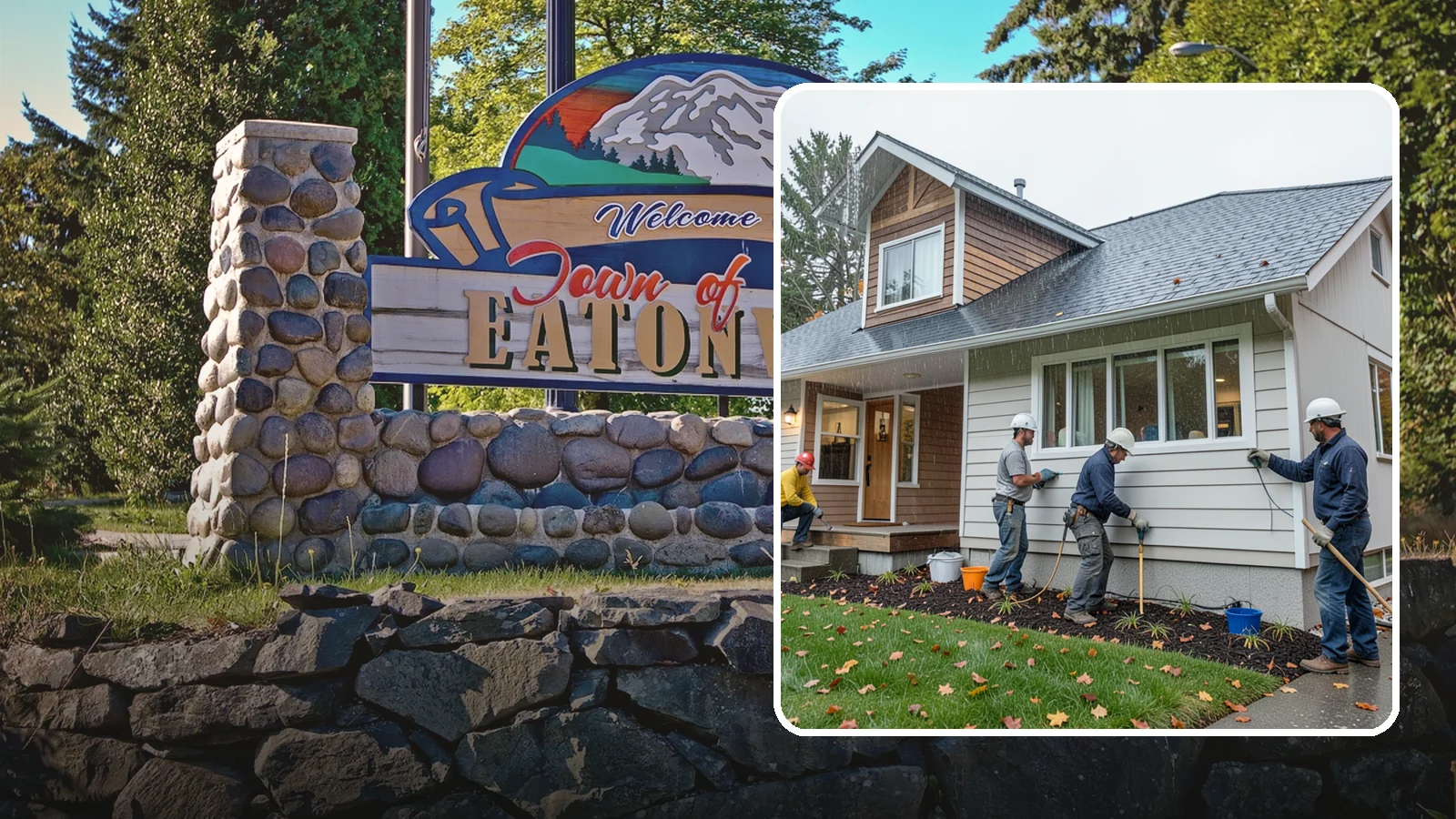 Hardie Board Siding Installation in Eatonville, Pierce County, WA - We install James Hardie fiber cement siding engineered specifically for wet, temperate climates like Western Washington.