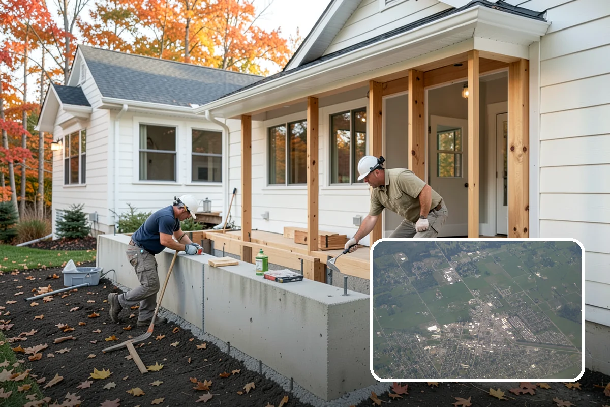 Hardie Board Siding Installation in Enumclaw, King County, WA - Factory ColorPlus finish resists fading and chalking