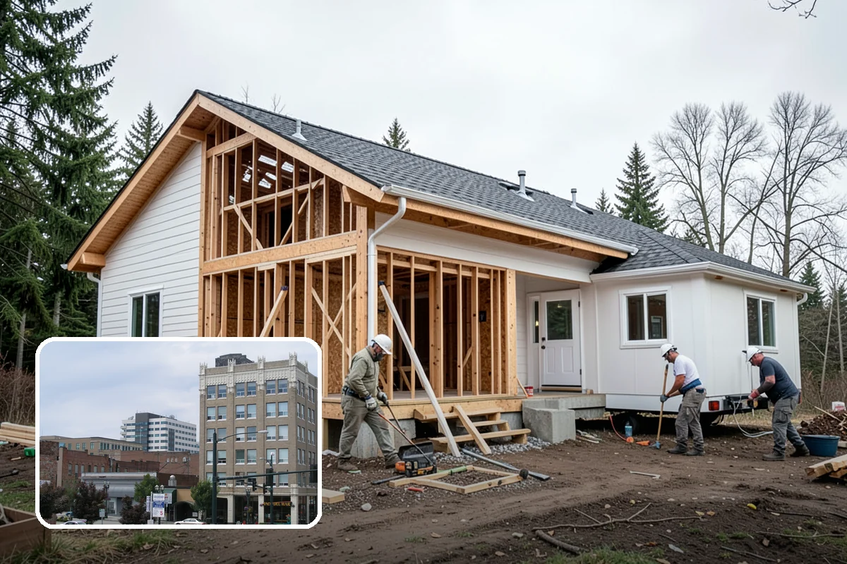Hardie Board Siding Installation in Everett, Snohomish County, WA - Factory ColorPlus finish resists fading and chalking