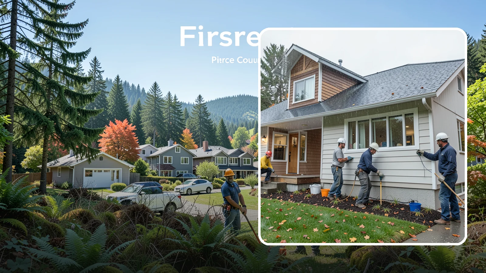 Hardie Board Siding Installation in Fircrest, Pierce County, WA - We install James Hardie fiber cement siding engineered specifically for wet, temperate climates like Western Washington.
