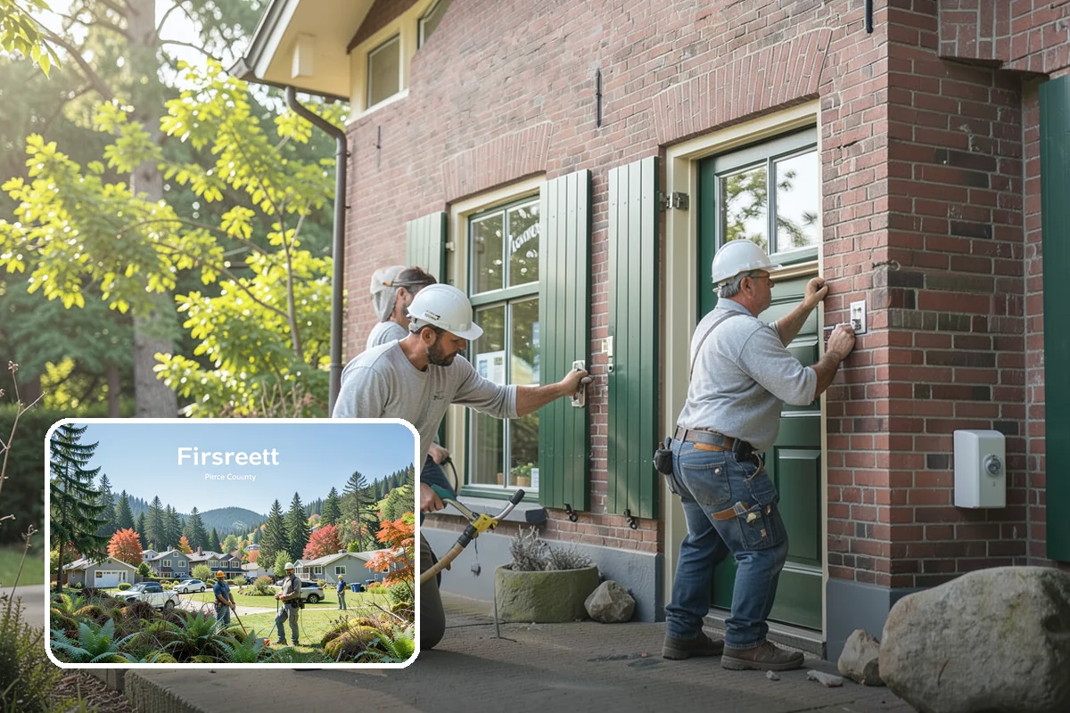Hardie Board Siding Installation in Fircrest, Pierce County, WA - Factory ColorPlus finish resists fading and chalking