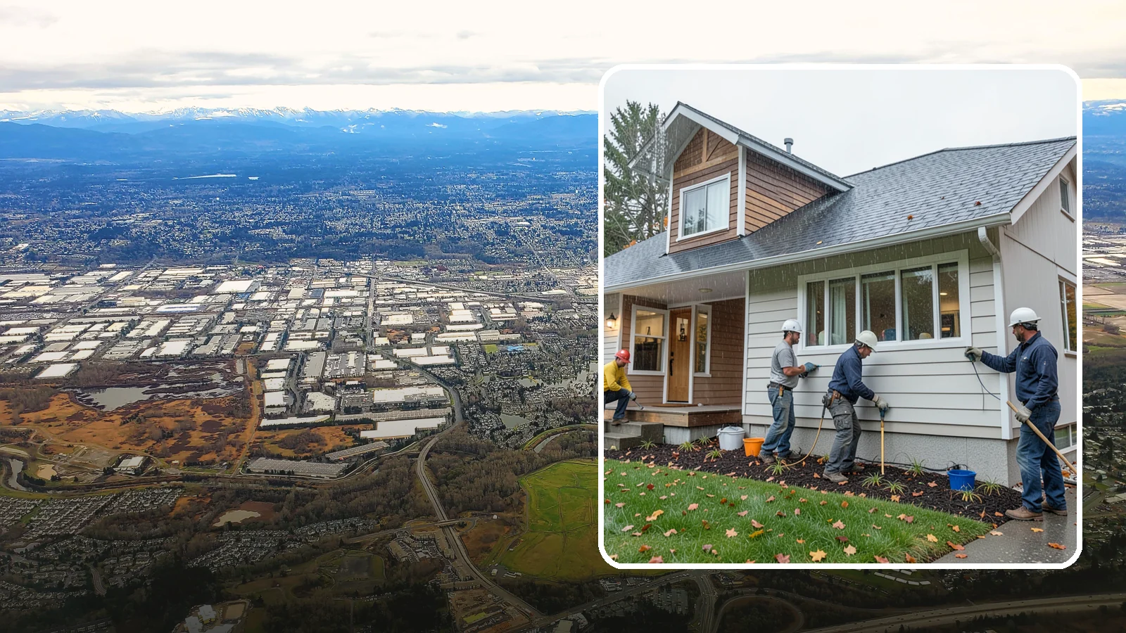 Hardie Board Siding Installation in Kent, King County, WA - We install James Hardie fiber cement siding engineered specifically for wet, temperate climates like Western Washington.