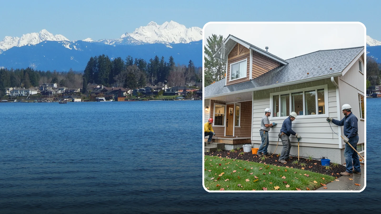 Hardie Board Siding Installation in Lake Stevens, Snohomish County, WA - We install James Hardie fiber cement siding engineered specifically for wet, temperate climates like Western Washington.