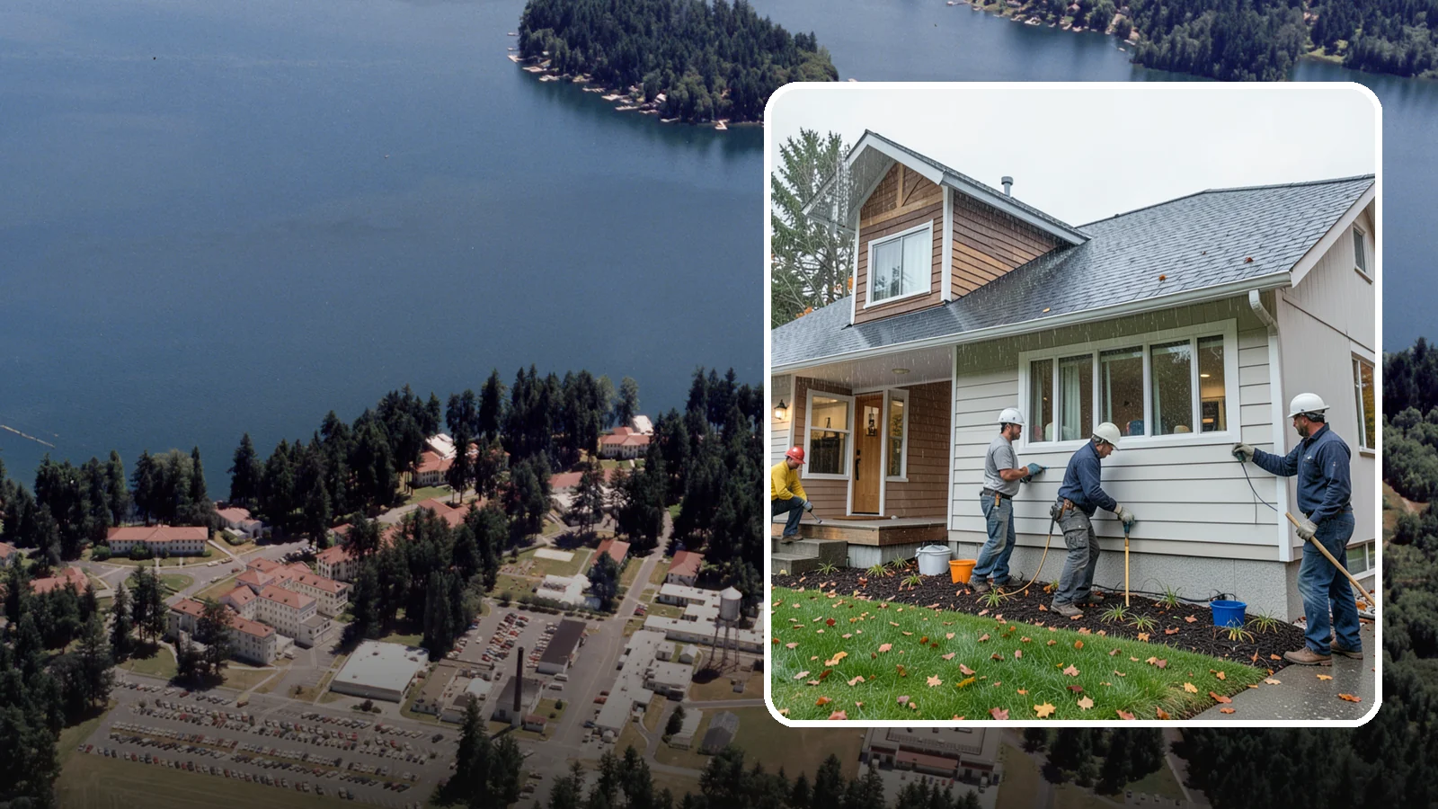 Hardie Board Siding Installation in Lakewood, Pierce County, WA - We install James Hardie fiber cement siding engineered specifically for wet, temperate climates like Western Washington.