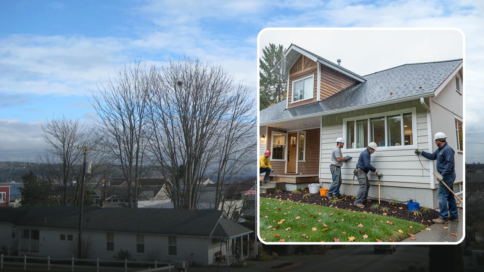 Hardie Board Siding Installation in Langley, Island County, WA - We install James Hardie fiber cement siding engineered specifically for wet, temperate climates like Western Washington.