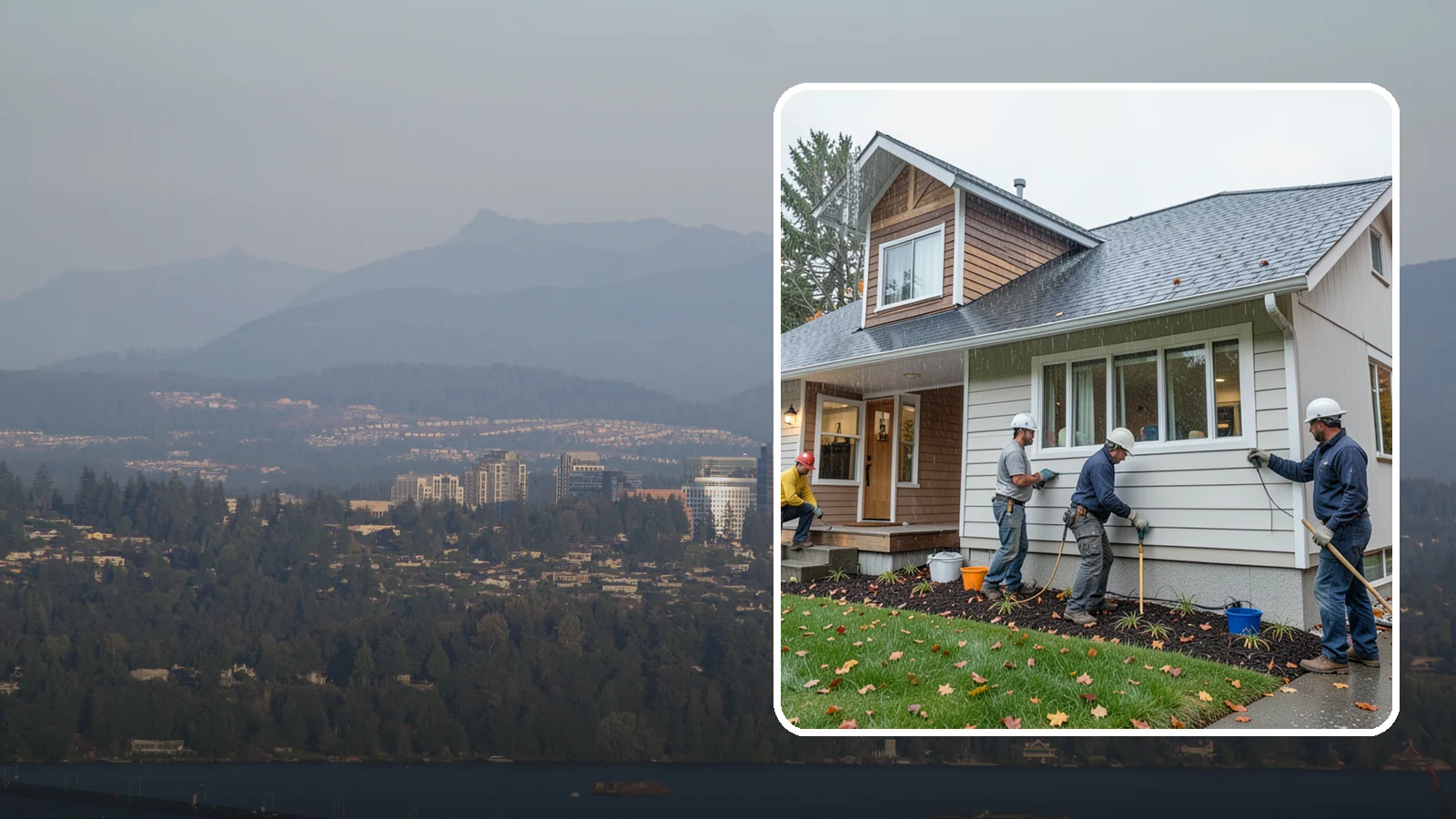Hardie Board Siding Installation in Medina, King County, WA - We install James Hardie fiber cement siding engineered specifically for wet, temperate climates like Western Washington.