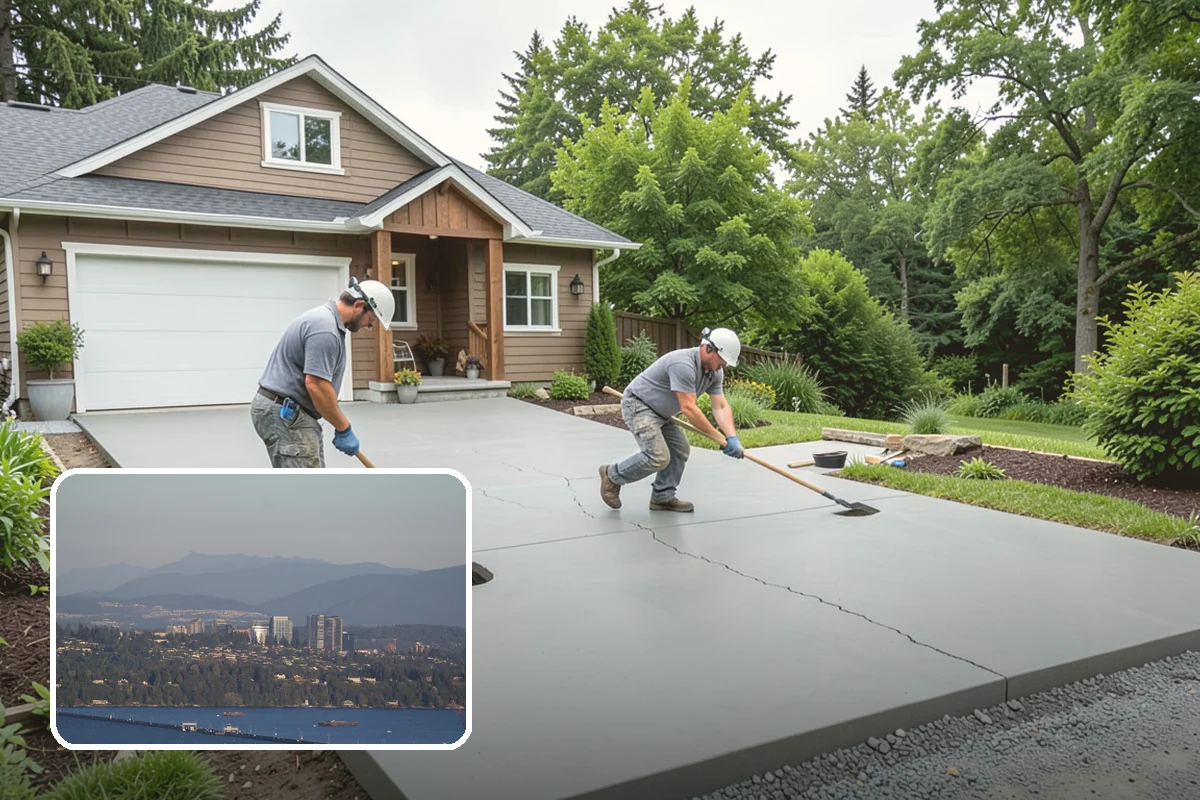 Hardie Board Siding Installation in Medina, King County, WA - Factory ColorPlus finish resists fading and chalking