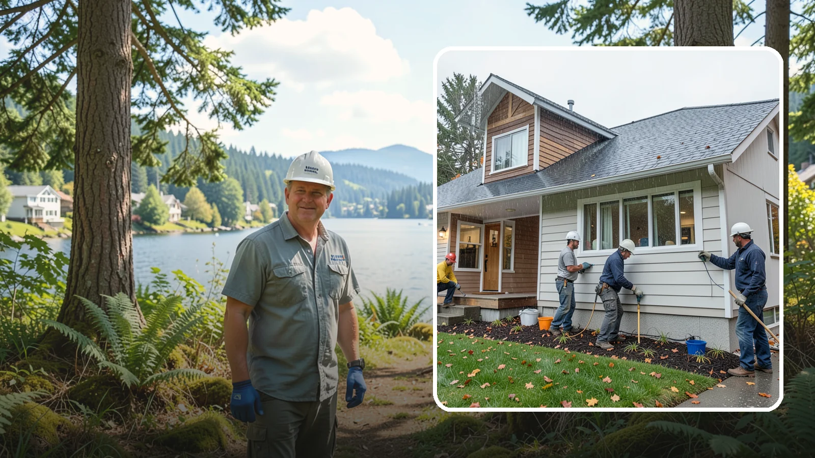 Hardie Board Siding Installation in Milton, King County, WA - We install James Hardie fiber cement siding engineered specifically for wet, temperate climates like Western Washington.