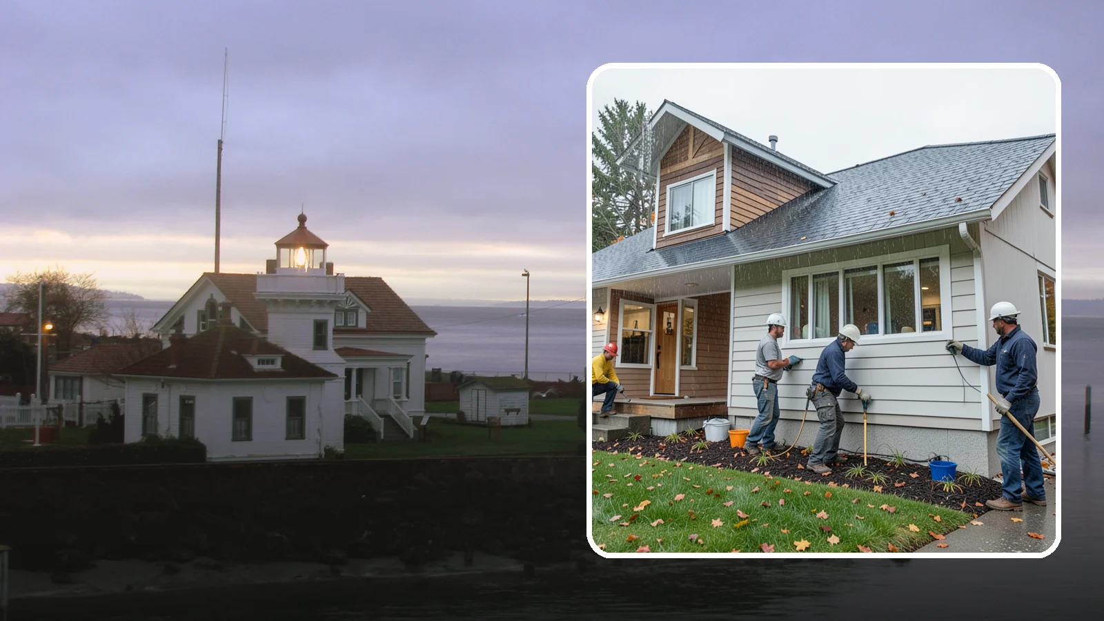 Hardie Board Siding Installation in Mukilteo, Snohomish County, WA - We install James Hardie fiber cement siding engineered specifically for wet, temperate climates like Western Washington.