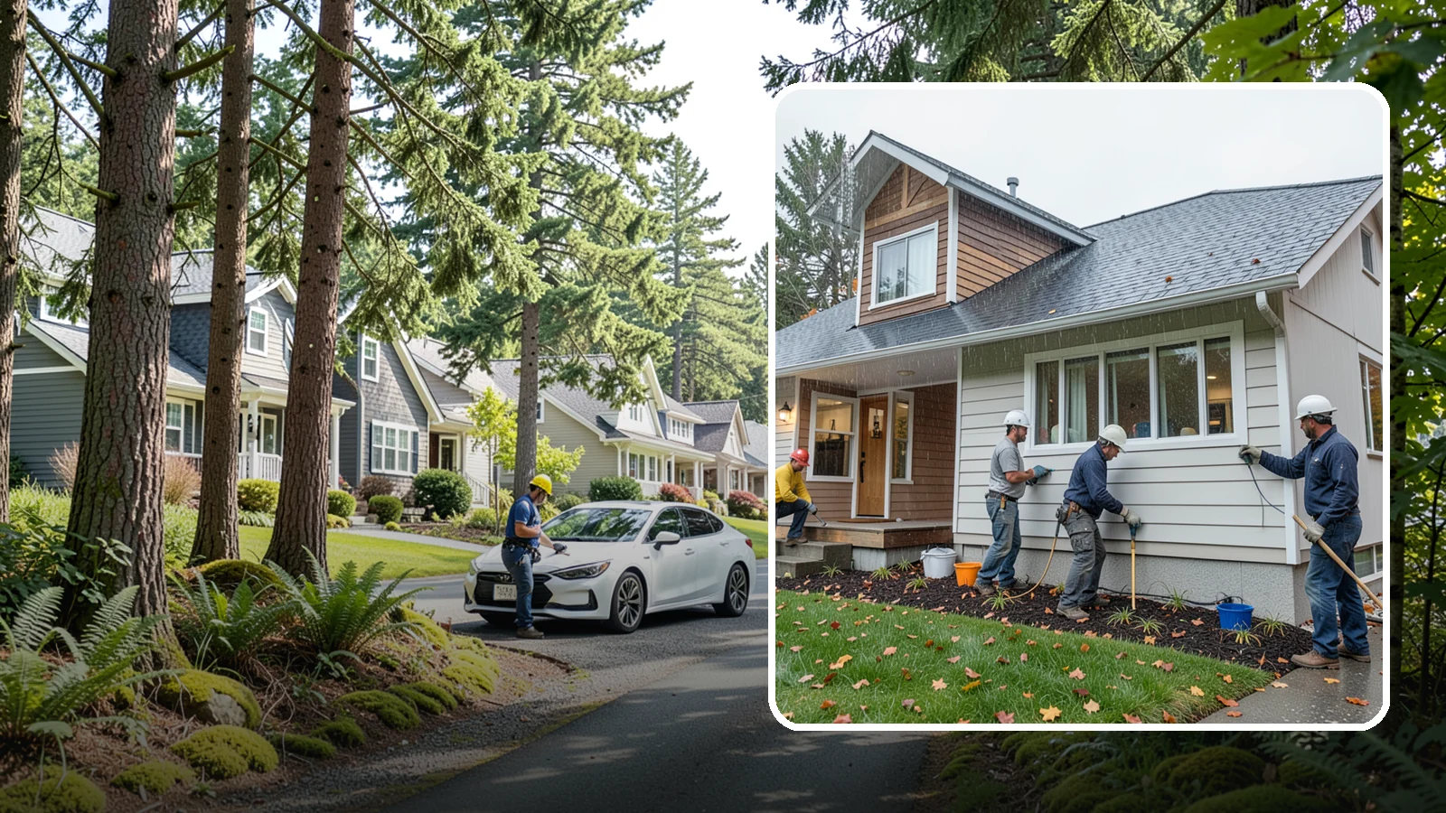 Hardie Board Siding Installation in Normandy Park, King County, WA - We install James Hardie fiber cement siding engineered specifically for wet, temperate climates like Western Washington.
