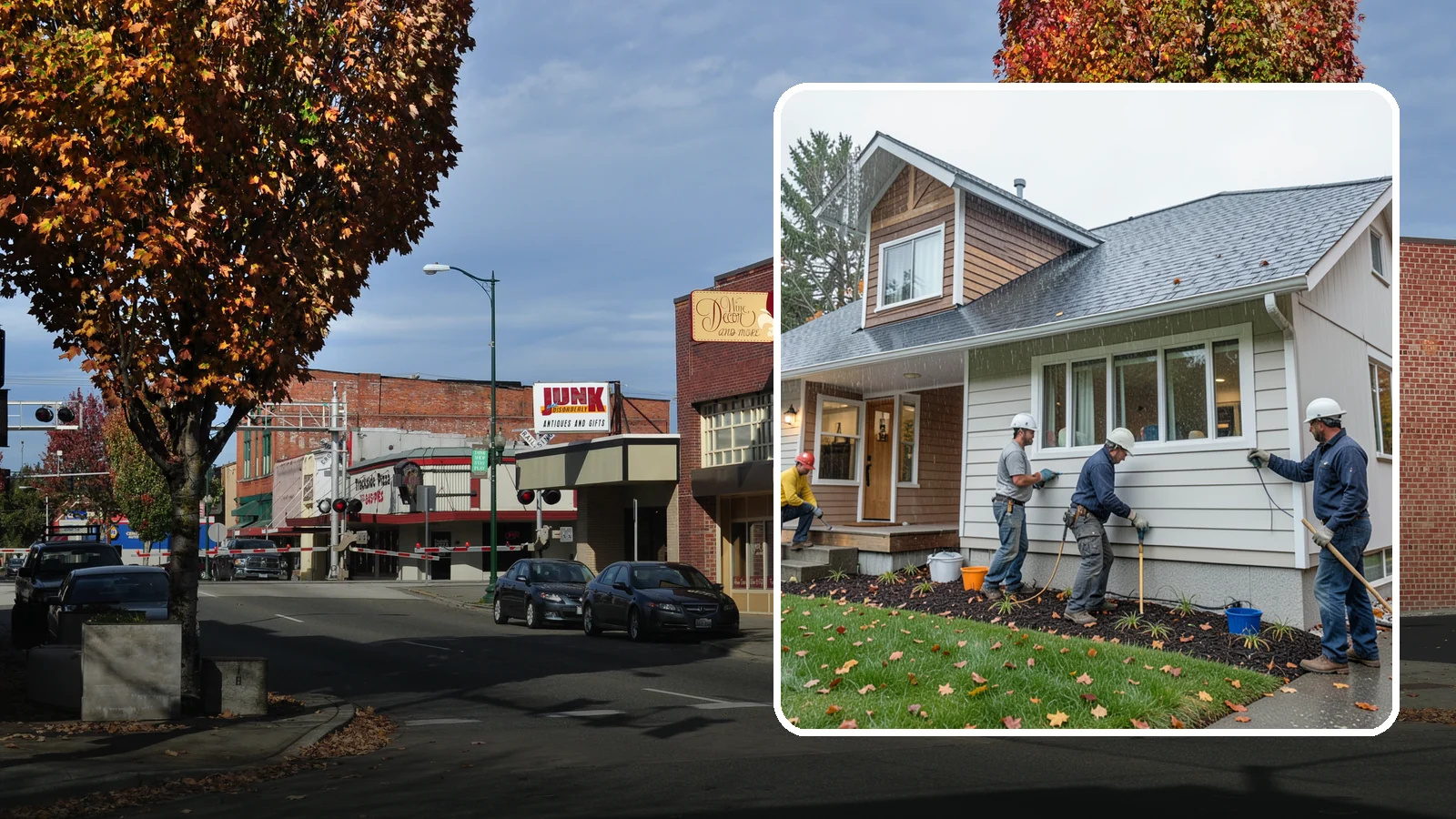 Hardie Board Siding Installation in Puyallup, Pierce County, WA - We install James Hardie fiber cement siding engineered specifically for wet, temperate climates like Western Washington.
