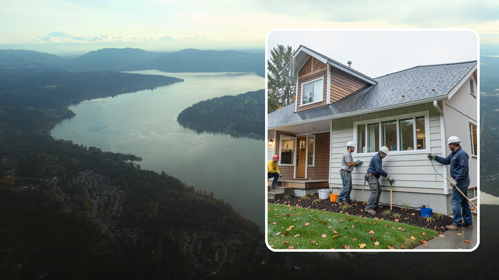 Hardie Board Siding Installation in Sammamish, King County, WA - We install James Hardie fiber cement siding engineered specifically for wet, temperate climates like Western Washington.