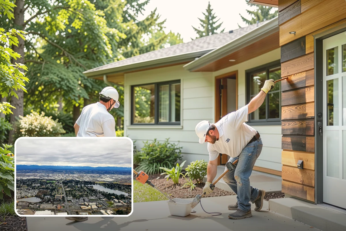 Hardie Board Siding Installation in SeaTac, King County, WA - Factory ColorPlus finish resists fading and chalking