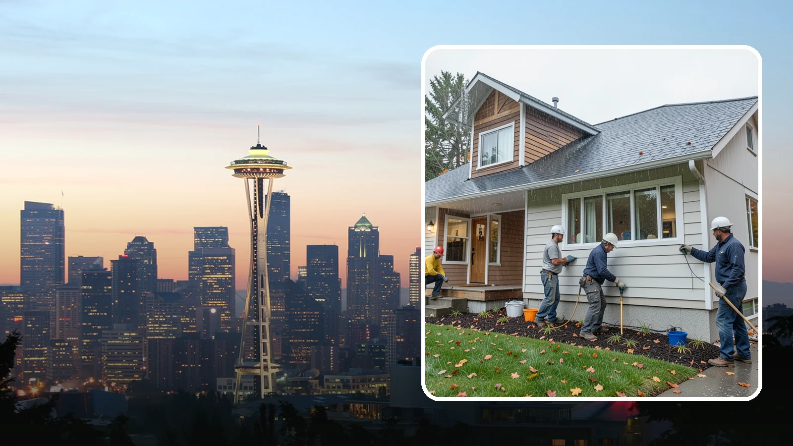 Hardie Board Siding Installation in Seattle, King County, WA - We install James Hardie fiber cement siding engineered specifically for wet, temperate climates like Western Washington.
