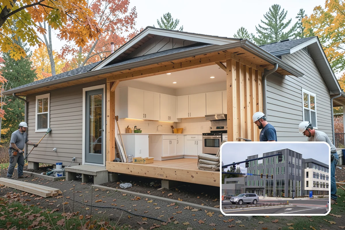 Hardie Board Siding Installation in Shoreline, King County, WA - Factory ColorPlus finish resists fading and chalking