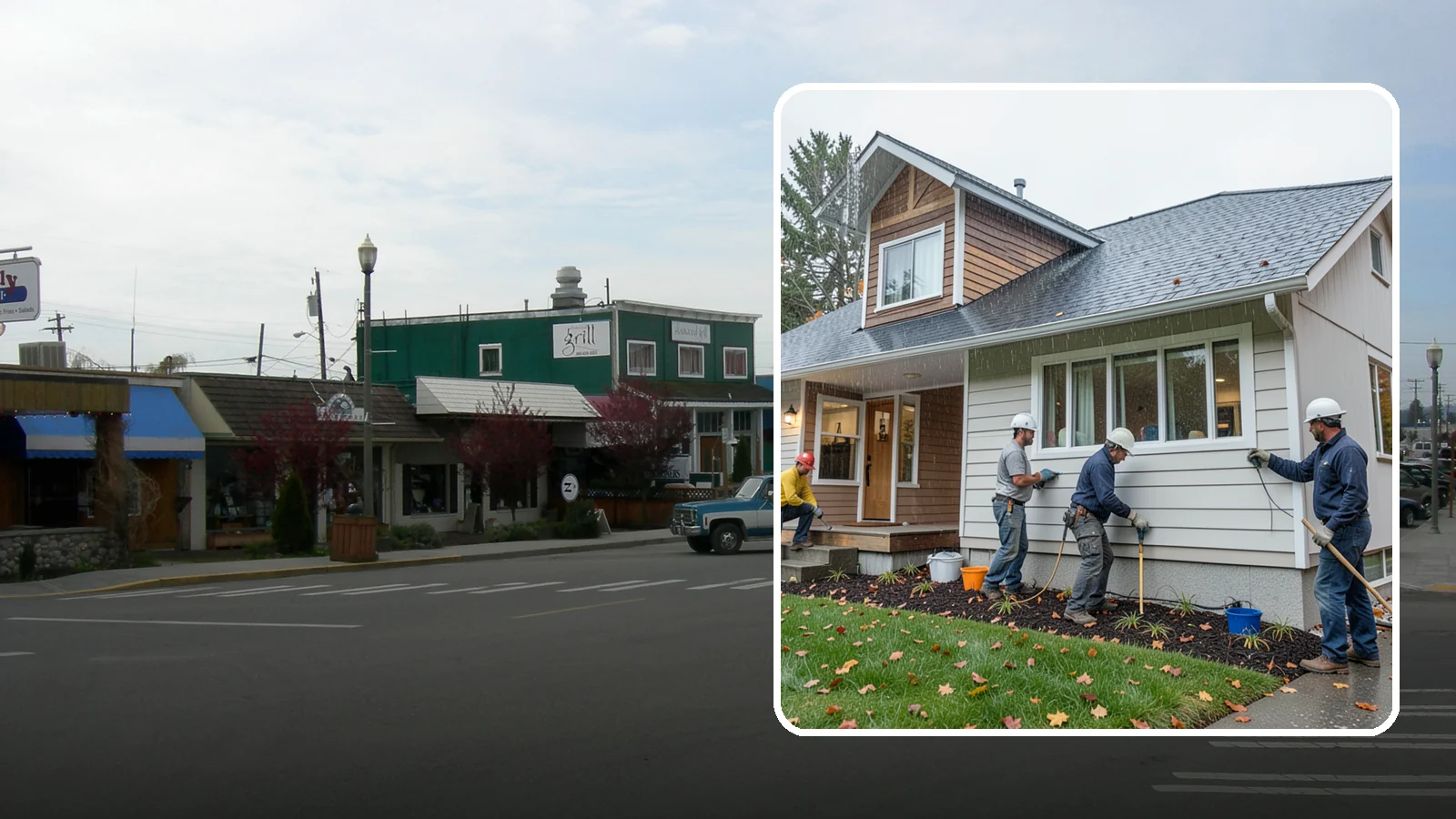 Hardie Board Siding Installation in Stanwood, Snohomish County, WA - We install James Hardie fiber cement siding engineered specifically for wet, temperate climates like Western Washington.