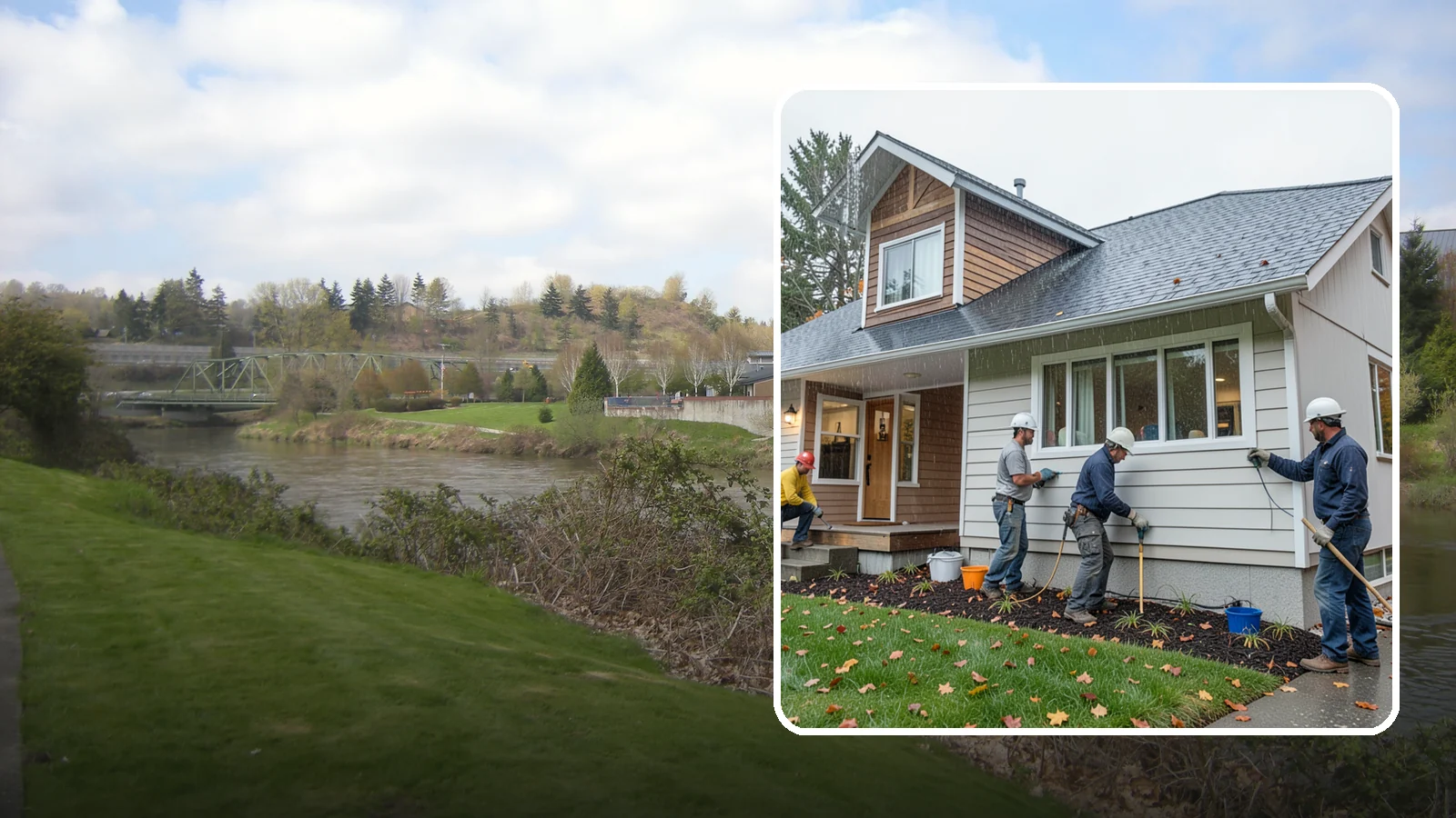 Hardie Board Siding Installation in Tukwila, King County, WA - We install James Hardie fiber cement siding engineered specifically for wet, temperate climates like Western Washington.