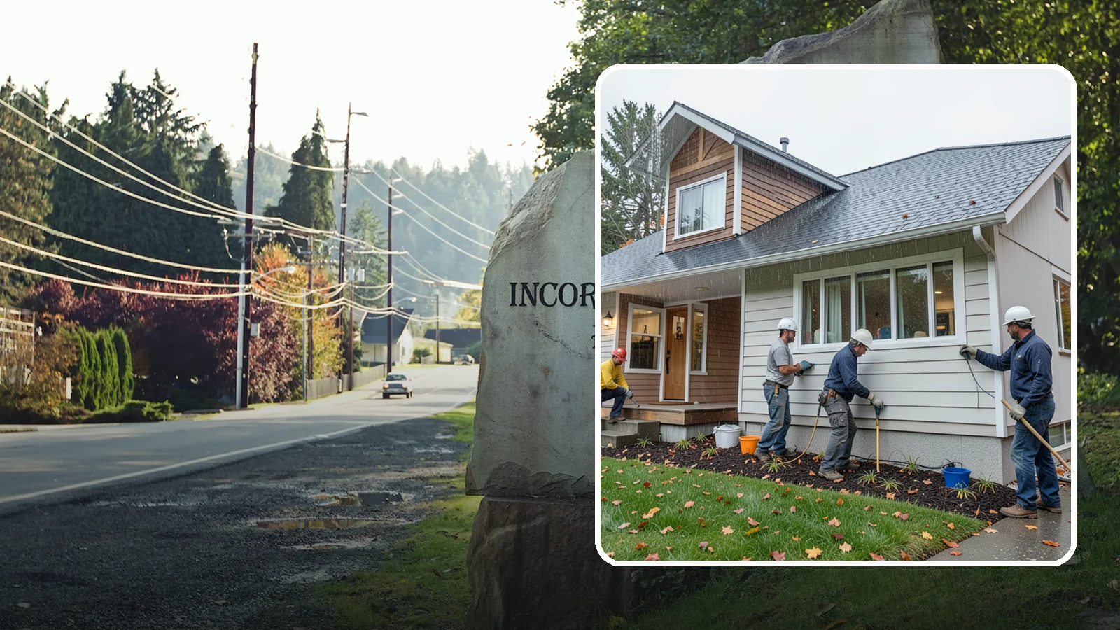Hardie Board Siding Installation in Wilkeson, Pierce County, WA - We install James Hardie fiber cement siding engineered specifically for wet, temperate climates like Western Washington.