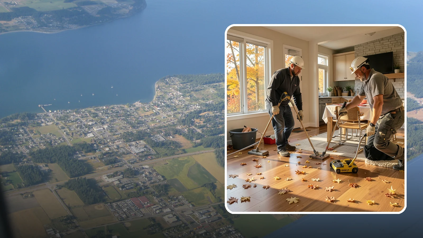 Hardwood Flooring Installation in Coupeville, Island County, WA - Solid hardwood floor installation that brings lasting warmth and timeless character to Western Washington homes.