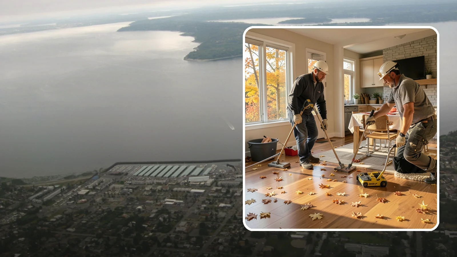 Hardwood Flooring Installation in Des Moines, King County, WA - Solid hardwood floor installation that brings lasting warmth and timeless character to Western Washington homes.