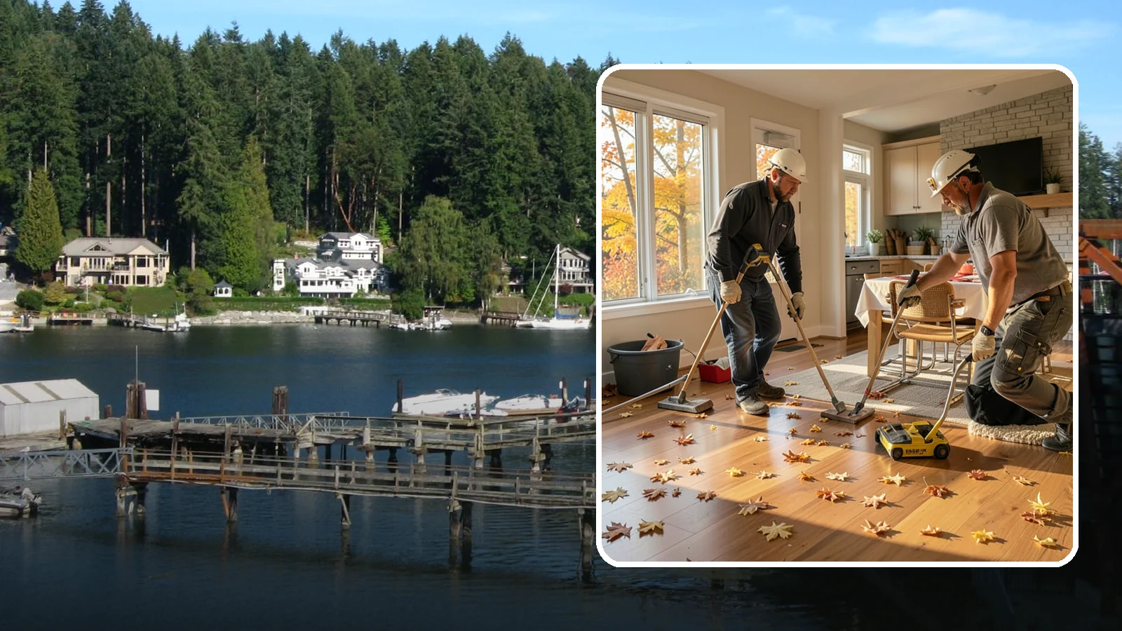 Hardwood Flooring Installation in Gig Harbor, Pierce County, WA - Solid hardwood floor installation that brings lasting warmth and timeless character to Western Washington homes.