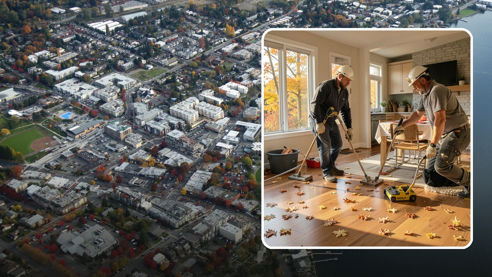 Hardwood Flooring Installation in Kirkland, King County, WA - Solid hardwood floor installation that brings lasting warmth and timeless character to Western Washington homes.