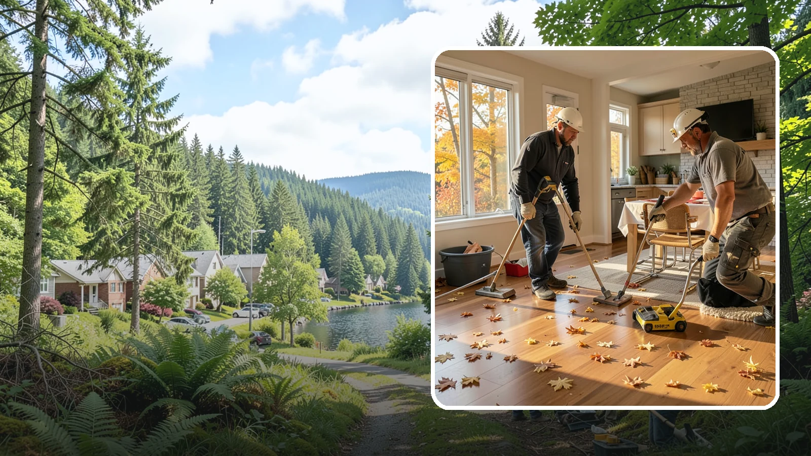 Hardwood Flooring Installation in Lake Forest Park, King County, WA - Solid hardwood floor installation that brings lasting warmth and timeless character to Western Washington homes.