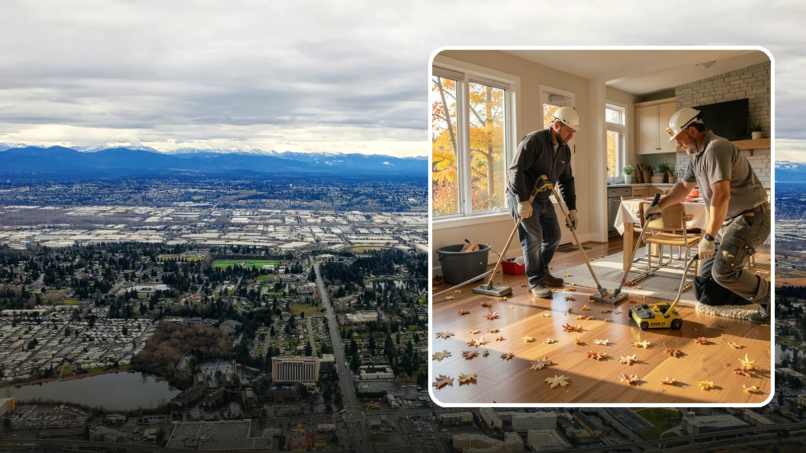 Hardwood Flooring Installation in SeaTac, King County, WA - Solid hardwood floor installation that brings lasting warmth and timeless character to Western Washington homes.