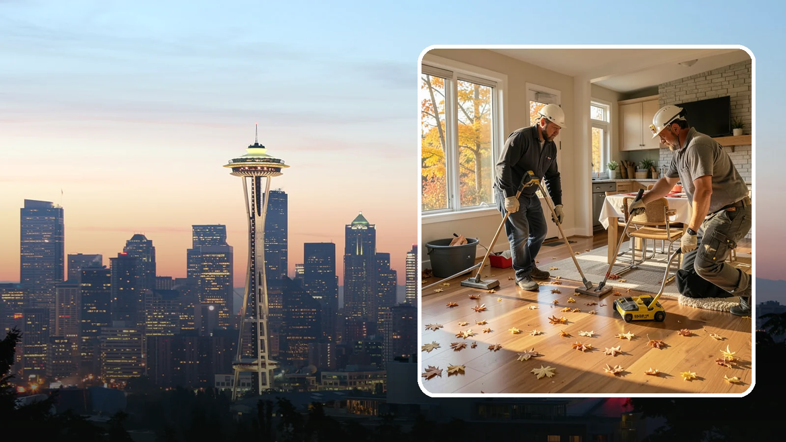 Hardwood Flooring Installation in Seattle, King County, WA - Solid hardwood floor installation that brings lasting warmth and timeless character to Western Washington homes.