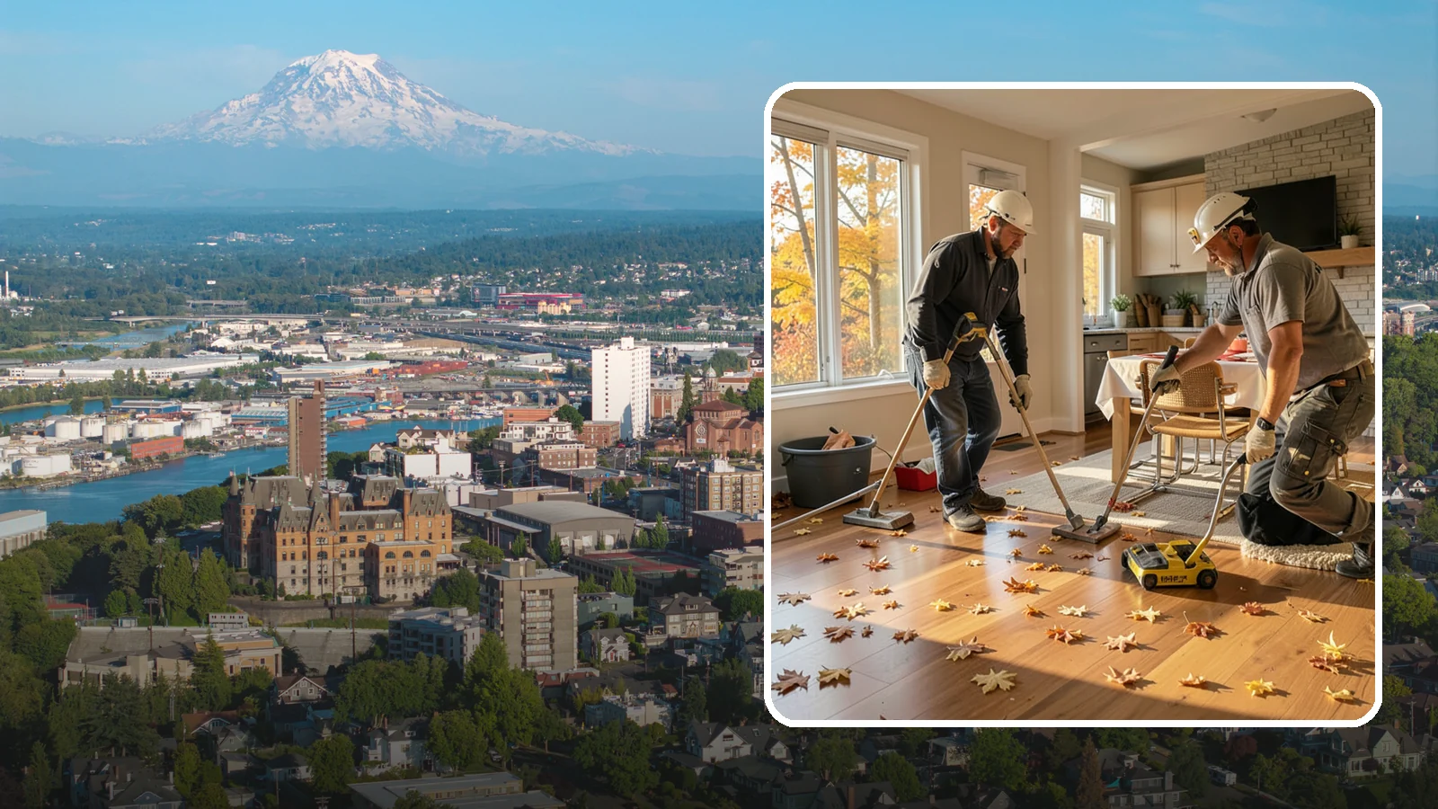 Hardwood Flooring Installation in Tacoma, Pierce County, WA - Solid hardwood floor installation that brings lasting warmth and timeless character to Western Washington homes.