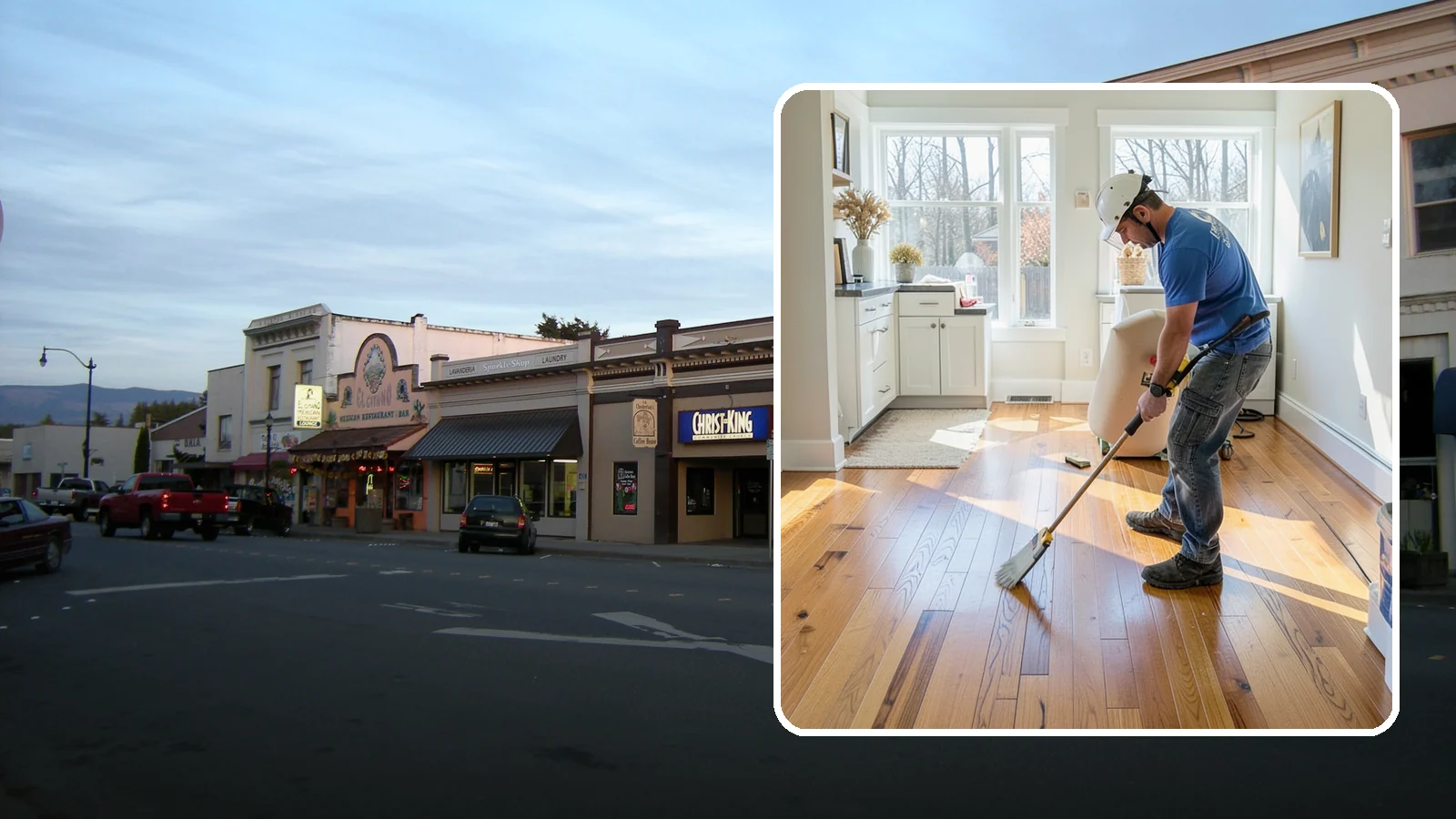 Hardwood Refinishing in Burlington, Skagit County, WA - Hardwood refinishing that sands away decades of wear and brings solid wood floors back to life.
