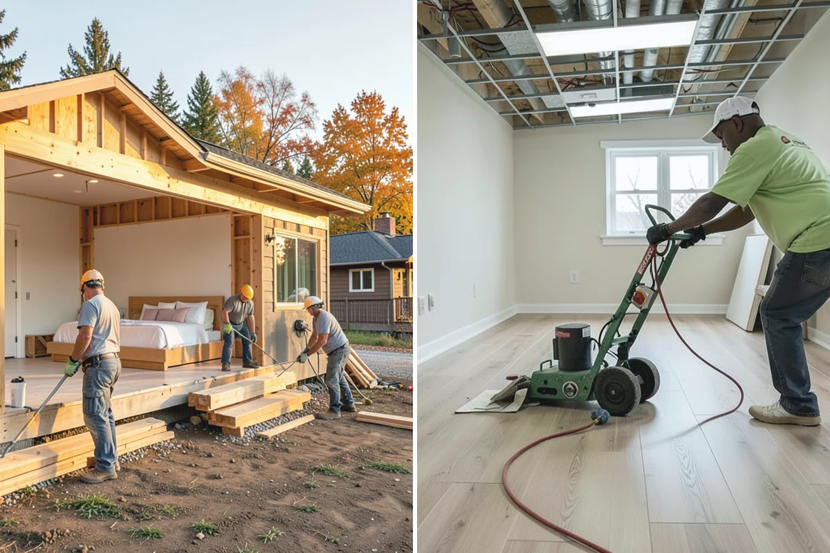 Hardwood Refinishing in Coupeville, Island County, WA - Sand the floor down to bare wood