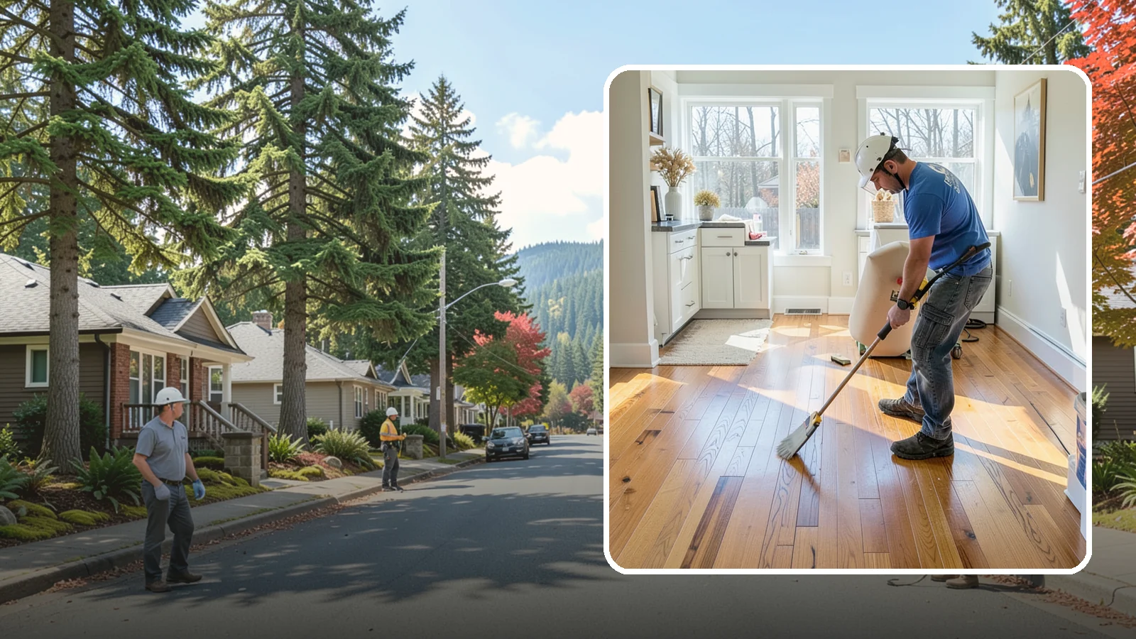 Hardwood Refinishing in Hunts Point, King County, WA - Hardwood refinishing that sands away decades of wear and brings solid wood floors back to life.