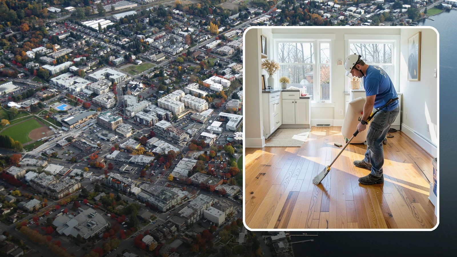 Hardwood Refinishing in Kirkland, King County, WA - Hardwood refinishing that sands away decades of wear and brings solid wood floors back to life.