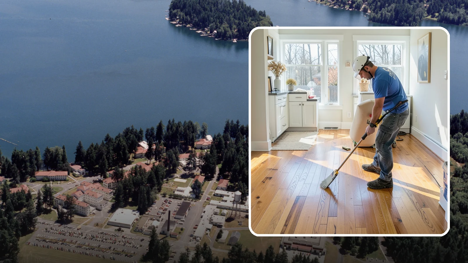 Hardwood Refinishing in Lakewood, Pierce County, WA - Hardwood refinishing that sands away decades of wear and brings solid wood floors back to life.