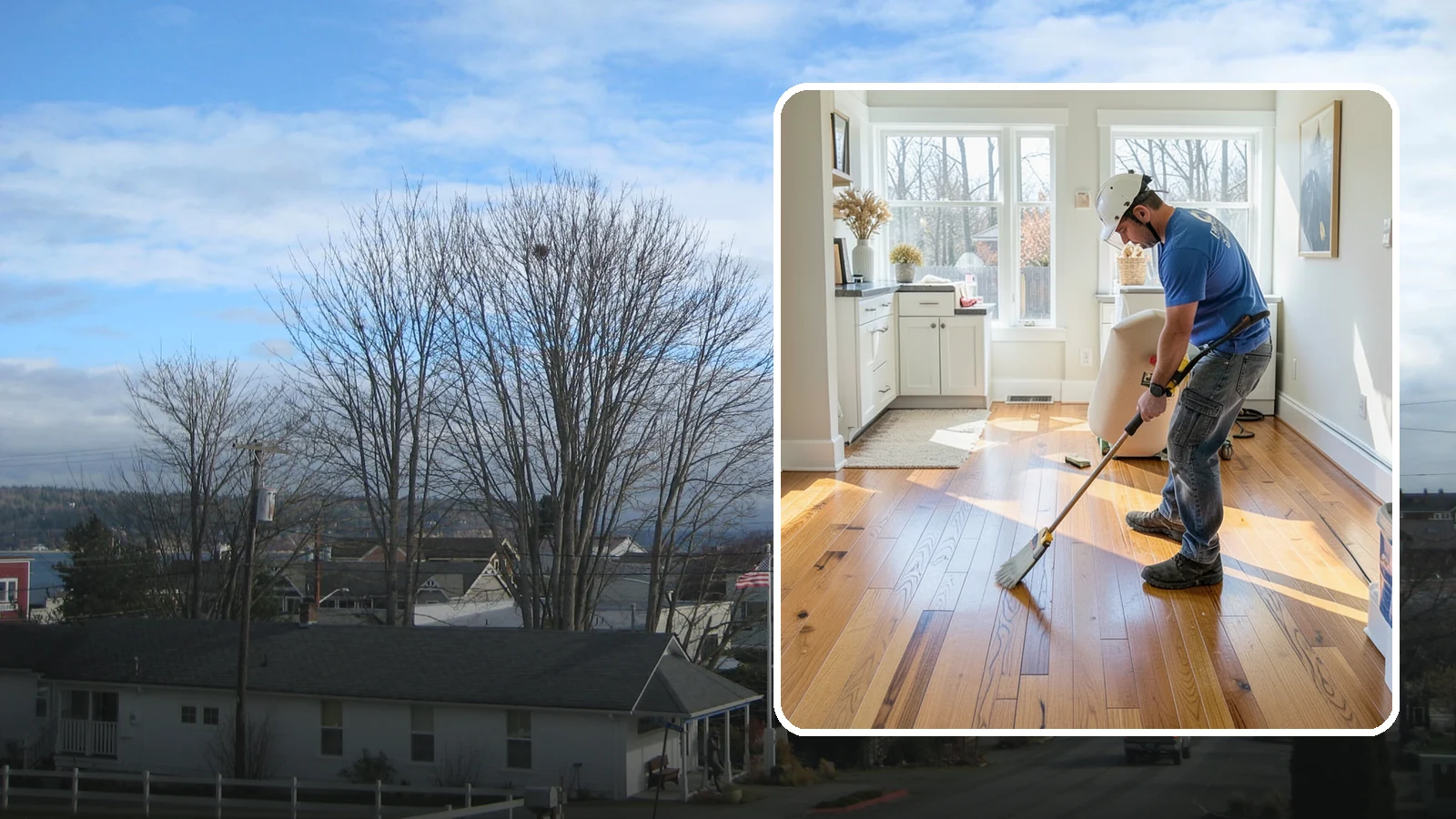 Hardwood Refinishing in Langley, Island County, WA - Hardwood refinishing that sands away decades of wear and brings solid wood floors back to life.