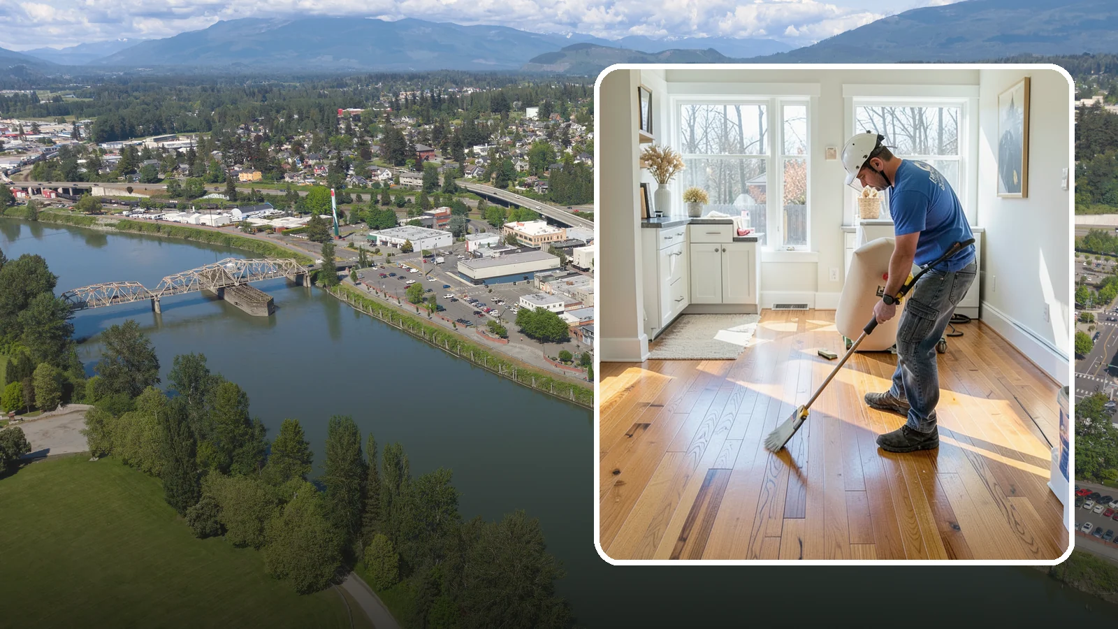 Hardwood Refinishing in Mount Vernon, Skagit County, WA - Hardwood refinishing that sands away decades of wear and brings solid wood floors back to life.