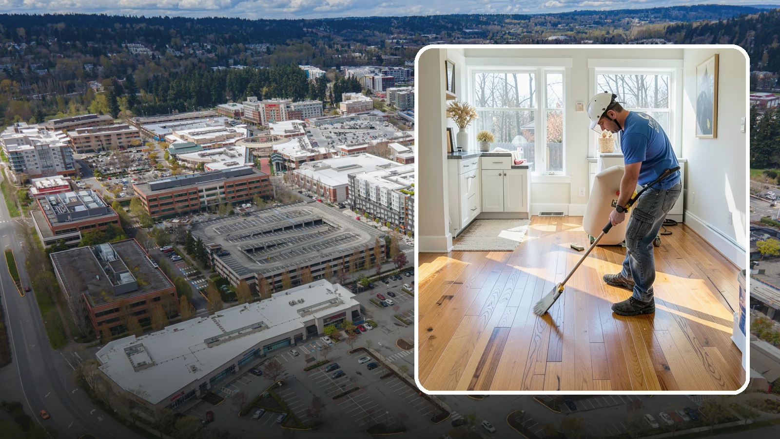 Hardwood Refinishing in Redmond, King County, WA - Hardwood refinishing that sands away decades of wear and brings solid wood floors back to life.